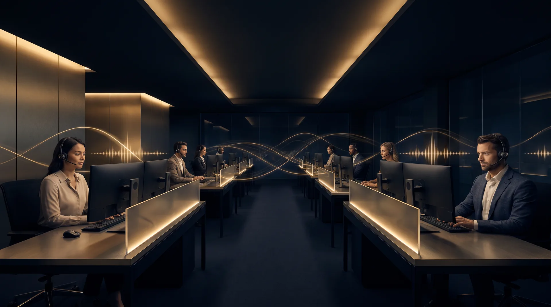 Sonora AI call center at work